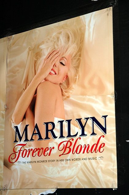 Forever Blond, playing at the Stella Adler Theater, live on stage - concerning that woman who just won't stay dead.