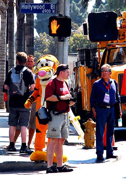 "Tigger" impersonator, Hollywood Boulevard