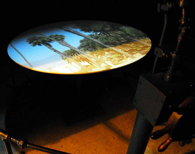 Camera Obscura, Santa Monica, at the Senior Recreation Center in Palisades Park, overlooking the beach and the Santa Monica Pier below