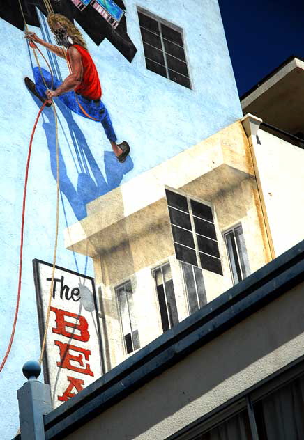 Cronk trompe l'oeil wall - "Venice Beach" - Oceanfront Walk in Venice Beach