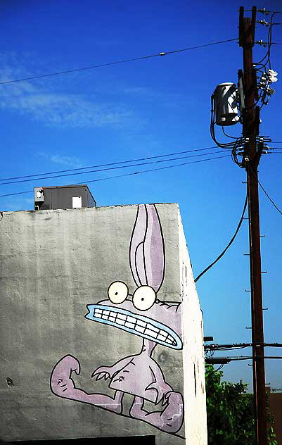 "Real Monsters" mural - Klasky-Csupo building, Highland at Fountain, Hollywood