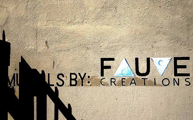 "Real Monsters" mural - Klasky-Csupo building, Highland at Fountain, Hollywood