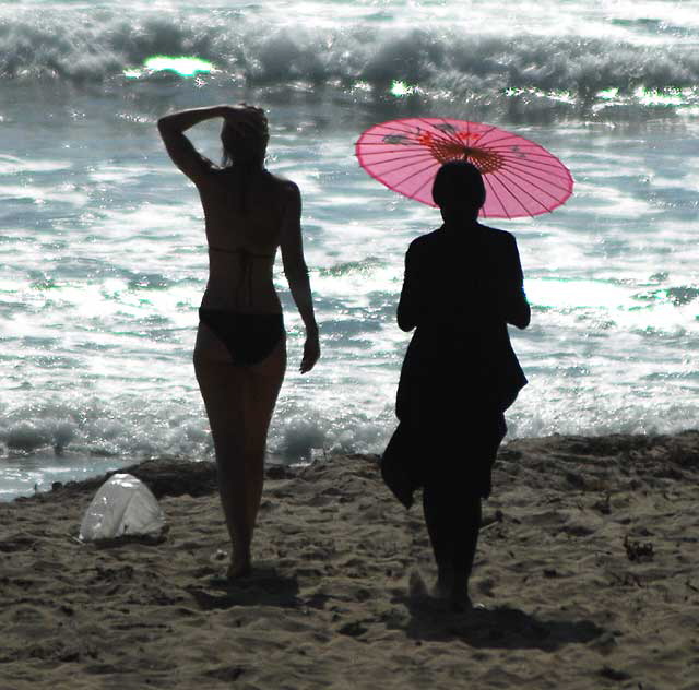 Santa Monica - Pink Parasol