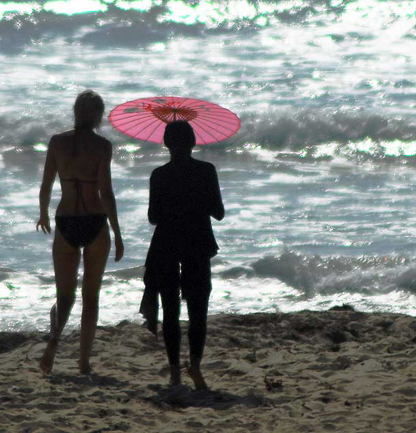 Santa Monica - Pink Parasol