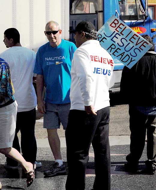 Jesus Man, Hollywood Boulevard at Highland