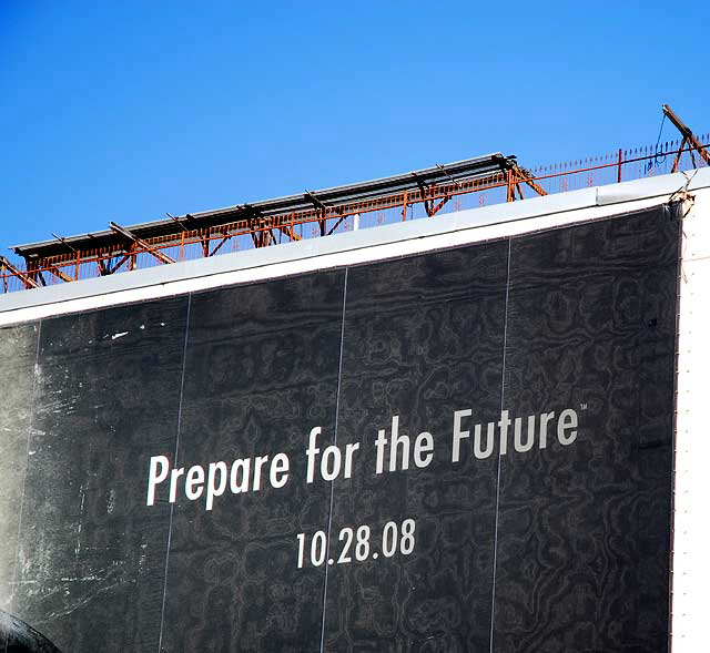 Prepare for the Future - building wrap, Hollywood Boulevard
