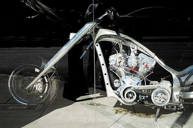 Custom Chopper, Thunder Road Classic Cycles, Santa Monica Boulevard, just west of La Brea