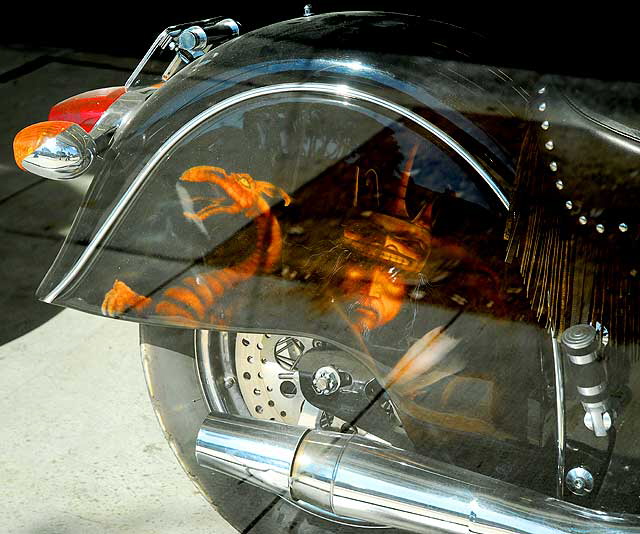 Custom Chopper, Thunder Road Classic Cycles, Santa Monica Boulevard, just west of La Brea