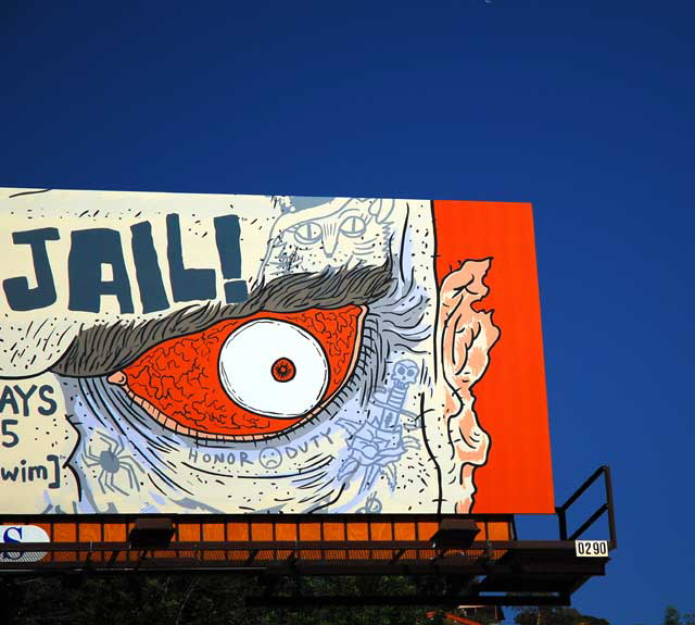 Adult Swim "Super Jail" billboard, Sunset Strip