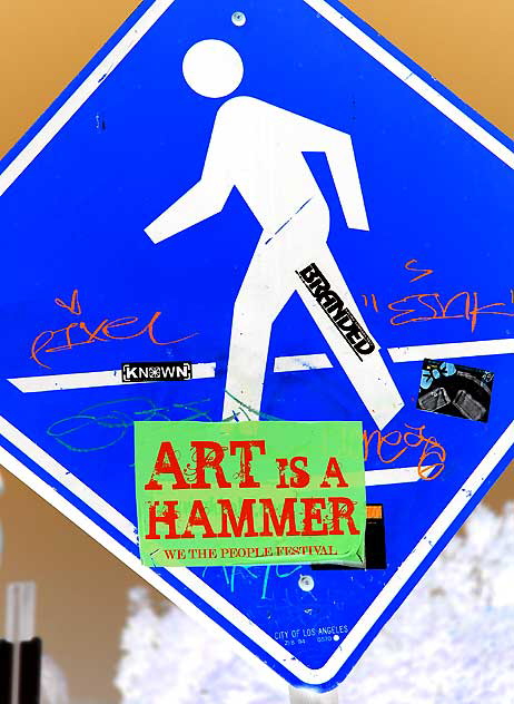 Art is a Hammer, negative print