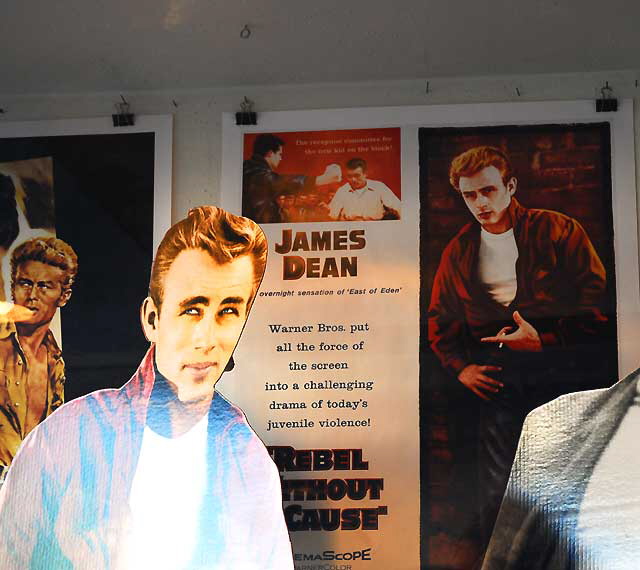 James Dean window display, Hollywood Boulevard