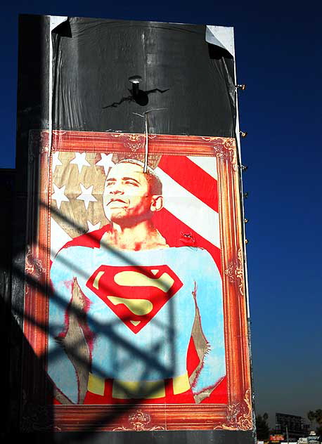Barack Obama as Superman