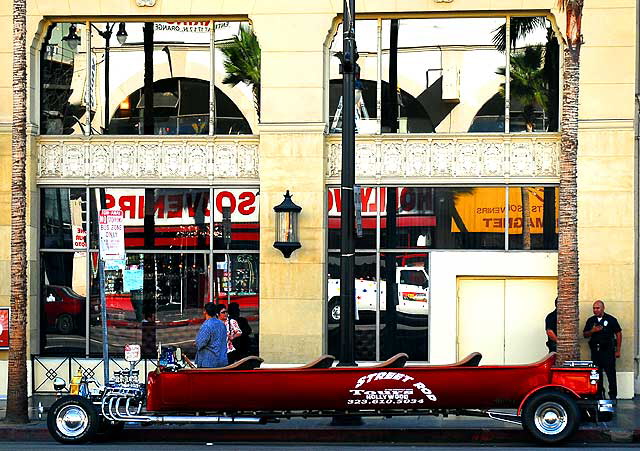 Modified and stretched 1923 Ford Roadster street rod - Street Rod Tours, Hollywood