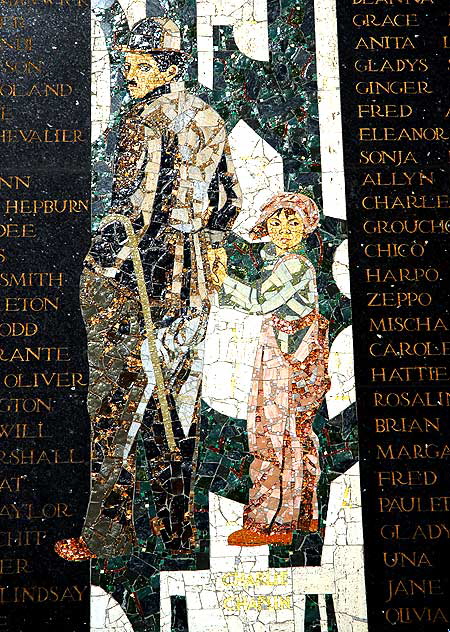 Detail of the mosaic mural at the Washington Mutual branch at Sunset and Vine Detail of the mosaic mural at the Washington Mutual branch at Sunset and Vine