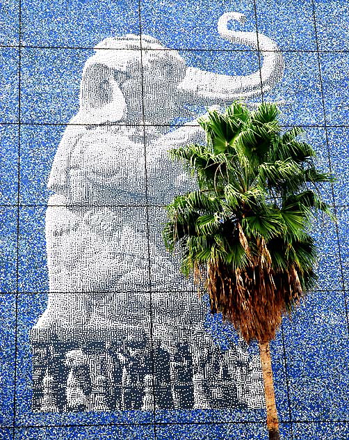 Elephant graphic, Hollywood and Highland, Hollywood