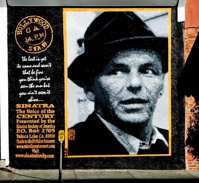 Frank Sinatra graphic, Las Palmas, Hollywood