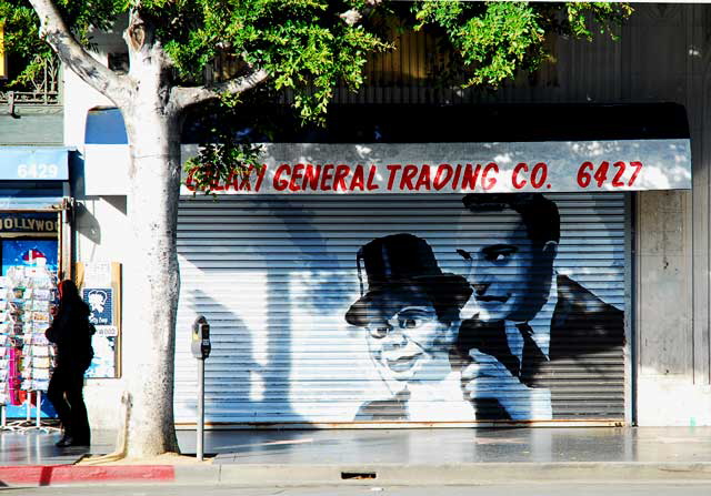 Galaxy Trading Company, 6427 Hollywood Boulevard - Edgar Berman, Charlie McCarthy graphic 