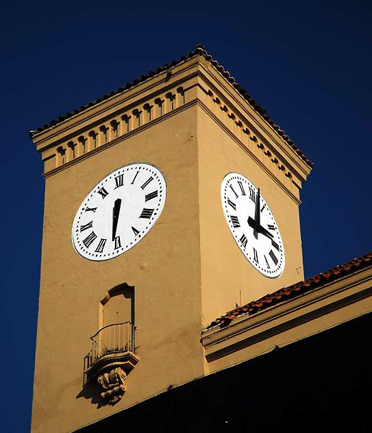 Clock tower, former Technicolor headquarters, Santa Monica Boulevard 