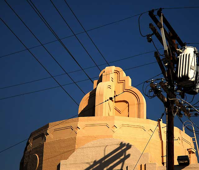 Art Deco building on the Southwest corner of Santa Monica Boulevard and Wilcox