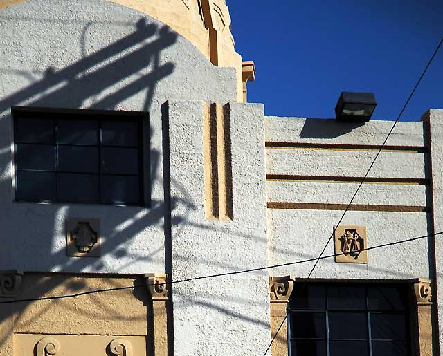 Art Deco building on the Southwest corner of Santa Monica Boulevard and Wilcox