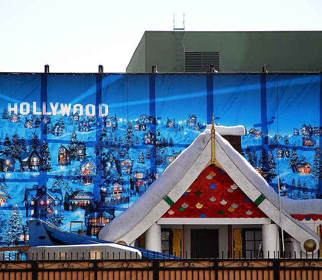 Scientology annual Christmas display, Hollywood Boulevard