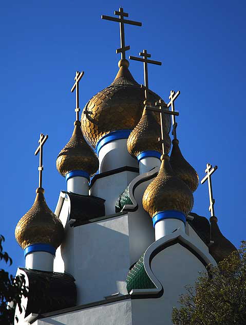 Holy Transfiguration Russian Orthodox Church. 5436 Fernwood Avenue, East Hollywood 
