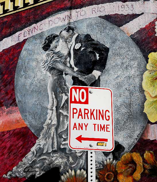 Dolores Del Rio mural, Hollywood Boulevard at Hudson - Flying Down to Rio