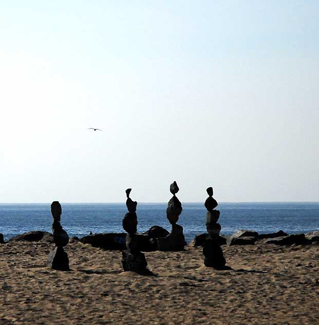 Stone sculpture, Venice Beach