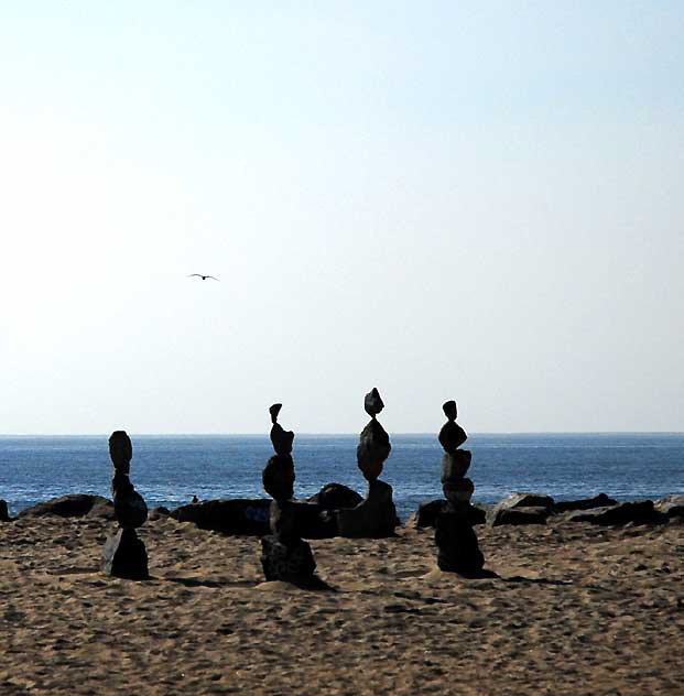 Stone sculpture, Venice Beach