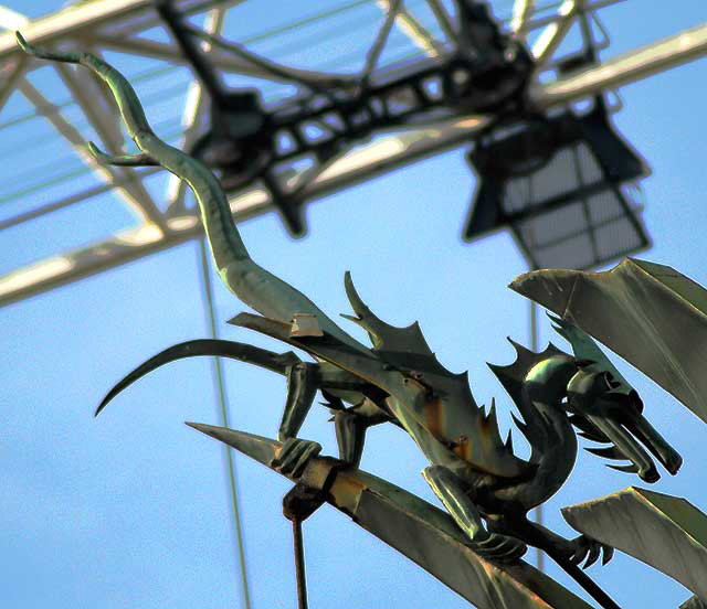 Dragon above Grauman's Chinese Theater, Hollywood Boulevard