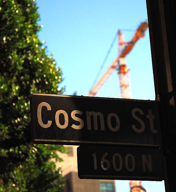 Cosmo Street and Hollywood Boulevard