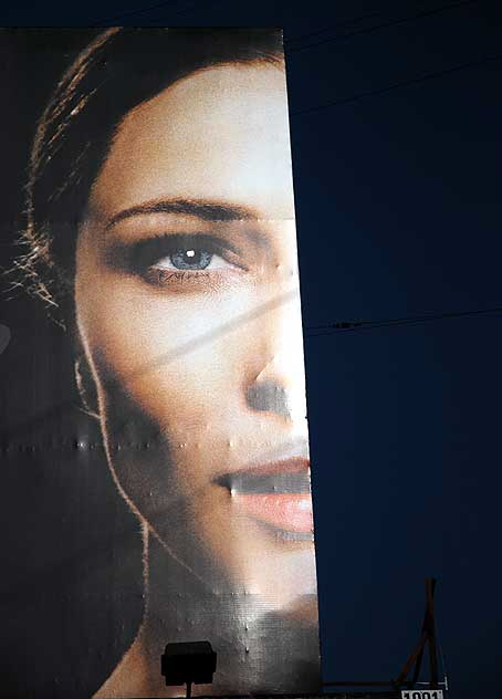 Billboard, Sunset Strip - movie star's right eye