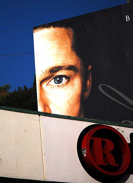 Billboard, Sunset Strip - Brad Pitt's left eye