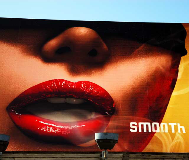 Billboard, Sunset Strip - Red Lips, Smoke - Smooth