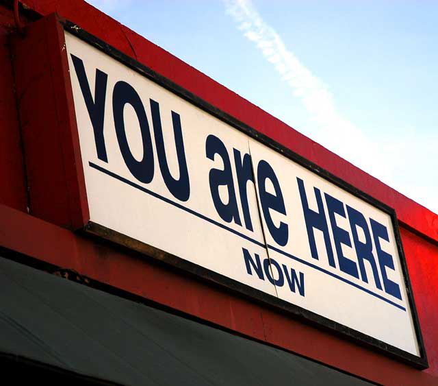 "You Are Here Now" gallery, La Cienega Boulevard, West Los Angeles