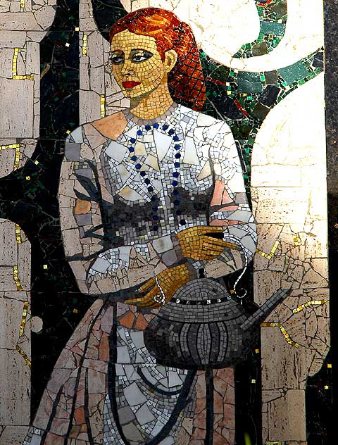 Bette Davis mosaic, Sunset and Vine