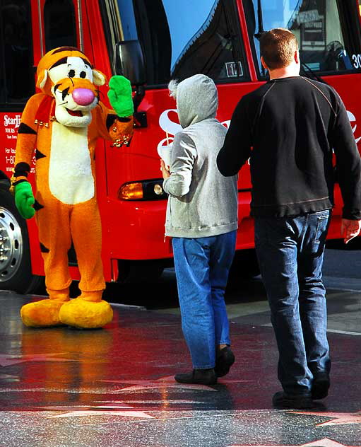 Character on Hollywood Boulevard - Tigger