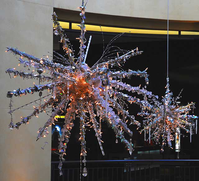 Christmas stars, lobby of the Kodak Theater, Hollywood