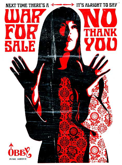 Obey Giant poster, Lincoln Boulevard, Venice Obey Giant poster, Lincoln Boulevard, Venice