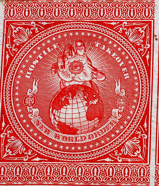 Obey Giant poster, Lincoln Boulevard, Venice Obey Giant poster, Lincoln Boulevard, Venice