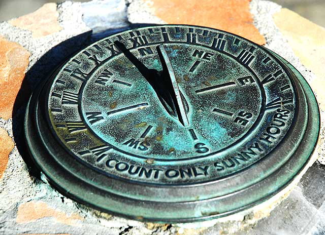 Crossroads of the World on Sunset Boulevard - Sundial