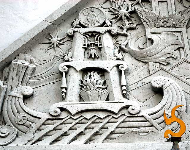 Chinese Theater, Hollywood Boulevard - principal architect Raymond M. Kennedy, of Meyer and Holler Chinese Theater, Hollywood Boulevard - principal architect Raymond M. Kennedy, of Meyer and Holler