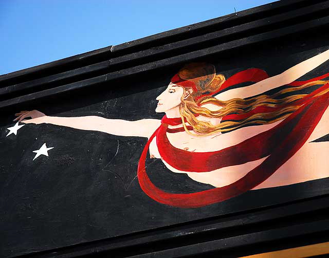 Angel mural, Vineland Avenue, North Hollywood