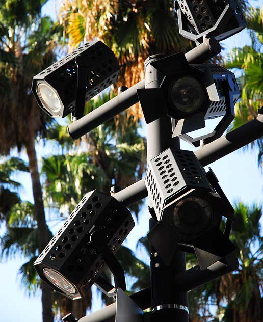 Stylized street lamps, Hollywood Boulevard