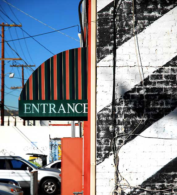 Rear entrance, Grey Goose Framing, North La Brea Boulevard