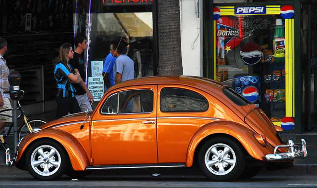 Gold VW, Hollywood Boulevard