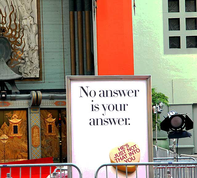 Preparations for the premiere of "He's Just Not That into You" - Chinese Theater, Hollywood Boulevard, Monday, February 2, 2009