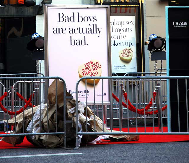 Preparations for the premiere of "He's Just Not That into You" - Chinese Theater, Hollywood Boulevard, Monday, February 2, 2009