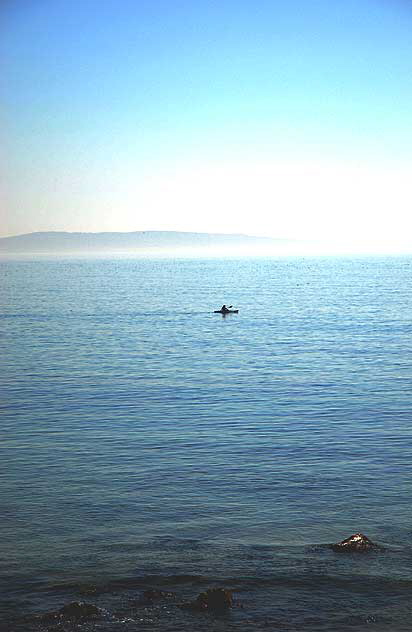 The south end of Topanga Canyon, the Pacific