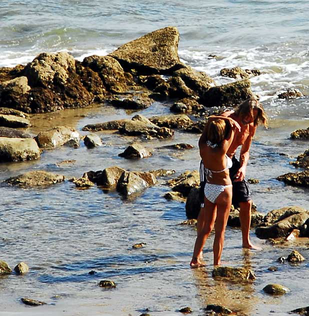 The south end of Topanga Canyon, the Pacific